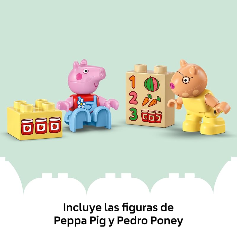 Duplo Peppa Pig Tractor and Market 10468