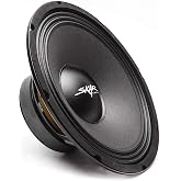 Skar Audio FSX10-8 10" 300 Watt 8 Ohm Pro Audio Midrange Loudspeaker, Each