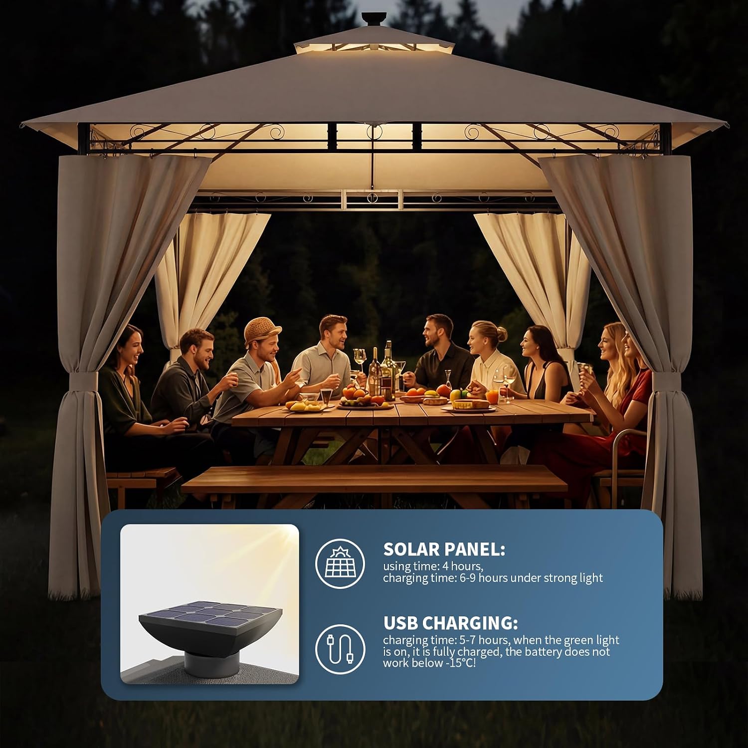 JUMMICO Gazebo Packing List