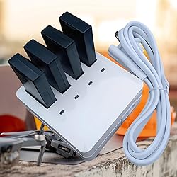 4X Tello Batteries & AC Charger & 4X Propeller for