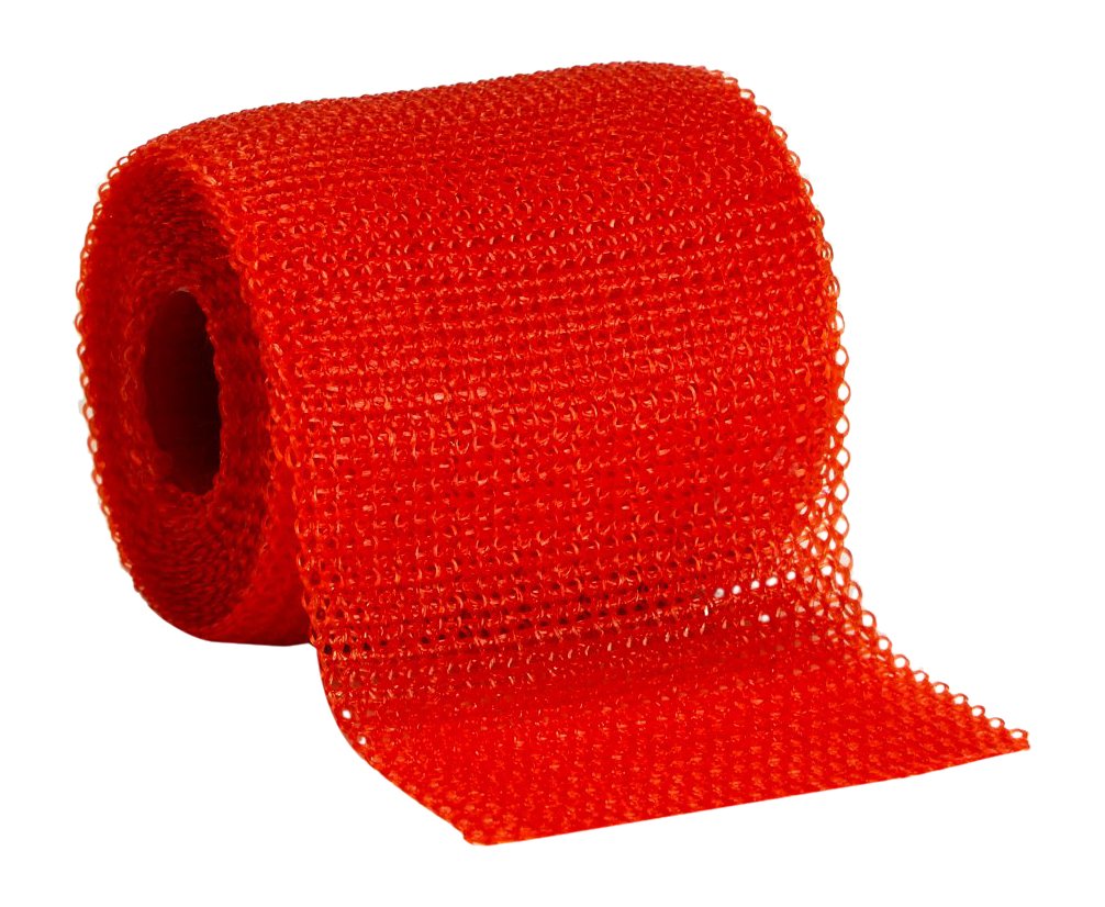 3M Scotchcast 82102R Soft Cast Casting Tape, Red 2" x 4 Yard (Pack of