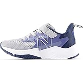 New Balance Baby-Girls Rave Run V2 Bungee Lace with Top Strap Shoe
