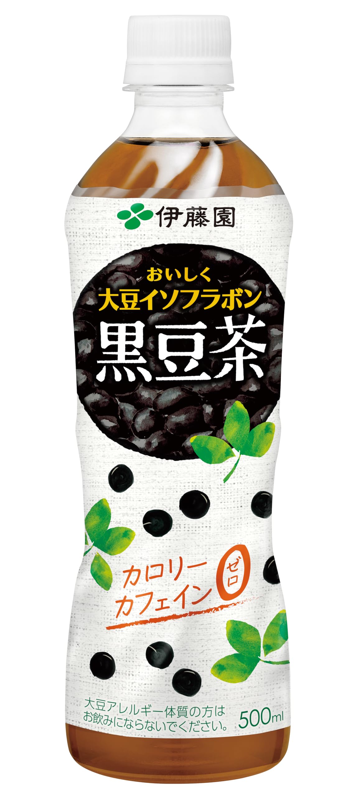 伊藤園 黒豆茶 おいしく大豆イソフラボン 500ml×24本商品画像