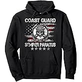 U.S. Coast Guard Semper Paratus T shirt USCG Vetean Gift Pullover Hoodie