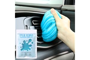 PULIDIKI Car Cleaning Gel Clean Putty, Universal Car Interior Cleaner Slime, Perfect Cleaning Kit Supplies, Auto Detailing Tools Accessories, Dust Remover Gifts for Men Women Blue