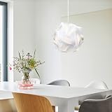 kwmobile DIY Puzzle Lamp Shade XL – 30 Pieces 15 Designs 40 cm White view 3