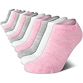 Calvin Klein Womens No Show Socks - 12 Pack Breathable Lightweight Athletic Low Cut Running Socks for Women