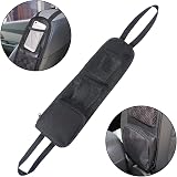 URAQT Car Seat Side Storage Bag 3 Pockets Mesh Holder 42x14cm Universal view 2