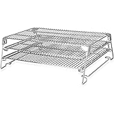 FlameDuty 21" 3-Tier Foldable Sliding Jerky Racks for Traeger, Pit Boss, GMG, Camp Chef and More Smoker Grills, 830"² Cooking