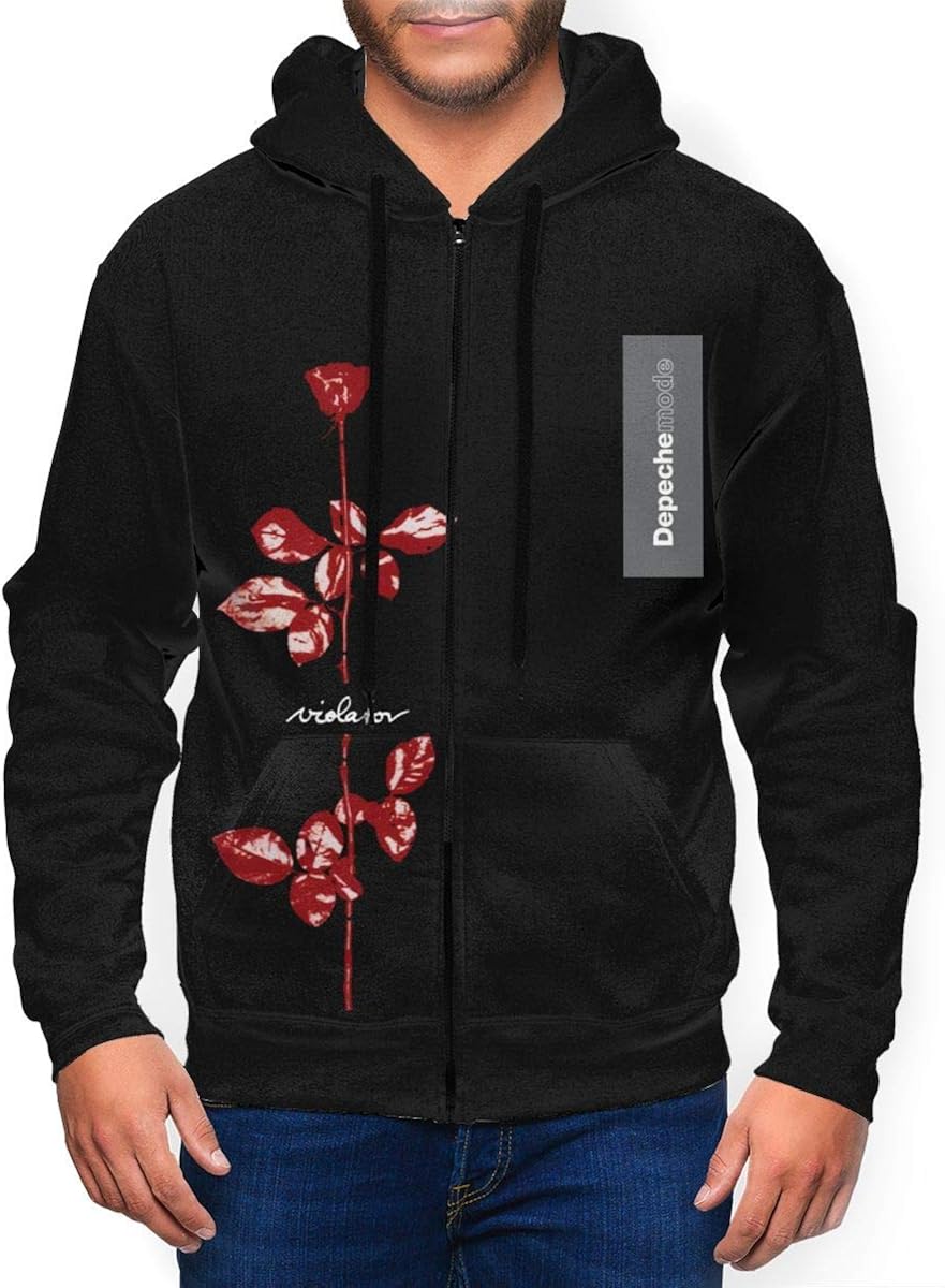 depeche mode zip hoodie