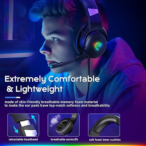 Gamer Headset Best One Ear Gaming Headset YINSAN Gaming Headset