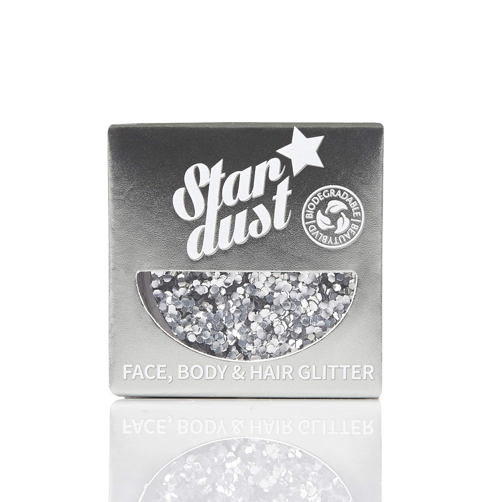 BEAUTYBLVD Biodegradable Stardust, Cruelty Free Face, Body and Hair Glitter – Supernova