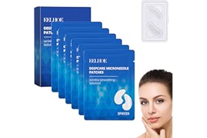 ENTERLENT 6 Picecs Malora Microglow Eye Patches,Hyaluronic Patchess for Under,Malora Under EyePatches for Wrinkles,Reduces Puffiness & Eye Bags,Under Eye Wrinkles Hydrating Sticker Mask (1Box)