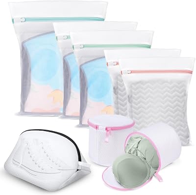 flintronic Mesh Laundry Bags 60x60cm 40x50cm 30x40cm 5+1+1 Shoes