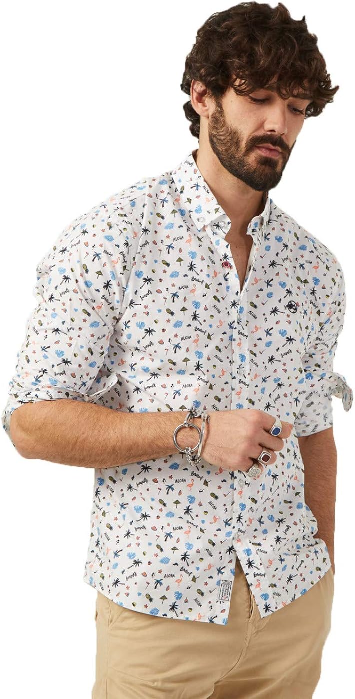 7 Mejores Camisas Hombres Estampados Tropicales Noviembre 2020