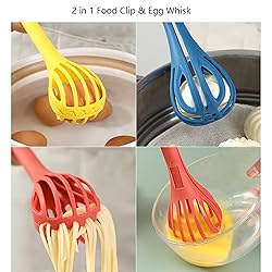 2025 New 2 in 1 Food Clip & Egg Whisk, Creative