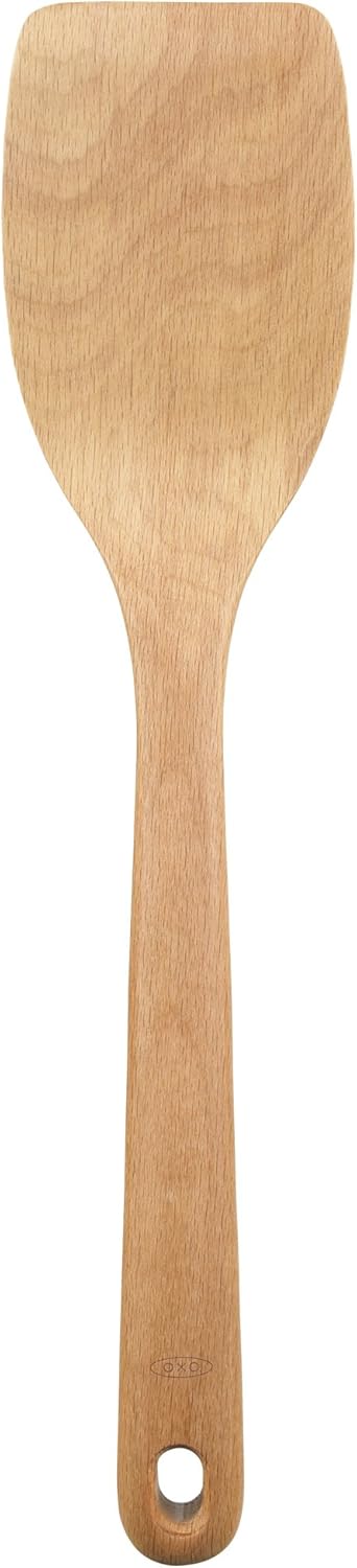 OXO Wooden Turner for Nonstick Cookware, 1 Count, Beech: Wooden Spatula Small: Kitchen & Dining