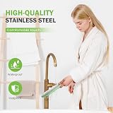 BEZOX Heavy Duty Stainless Steel Full Body Foot File Double Sided Pedicure File view 5