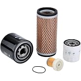 FLTRUCKTOP Filter Kit Replaces MAM0117 35460501800 10382585000 31A6200317 | fit for Mahindra Max 28 XL Max 26 XLT Max 26 XL 2415 2516 HST Gear, Max 22 24 25XL HST w/ 1.3L Engine Tractor