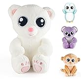 PretziPals Plush White Teddy Bear - Stuffed Animal - 12 inches