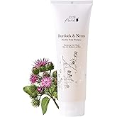 100% PURE Burdock & Neem Healthy Scalp Clarifying Shampoo Moisturizing Detox with Rose Hydrosol Replenishing Cleanser for Dry, Itchy, Flaky Scalp for Women & Men - 8 Fl Oz