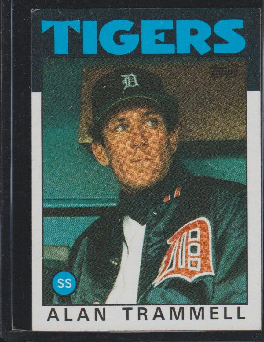 1986 Topps Alan Trammell Tigers Baseball Card 130 At Amazon s Sports 