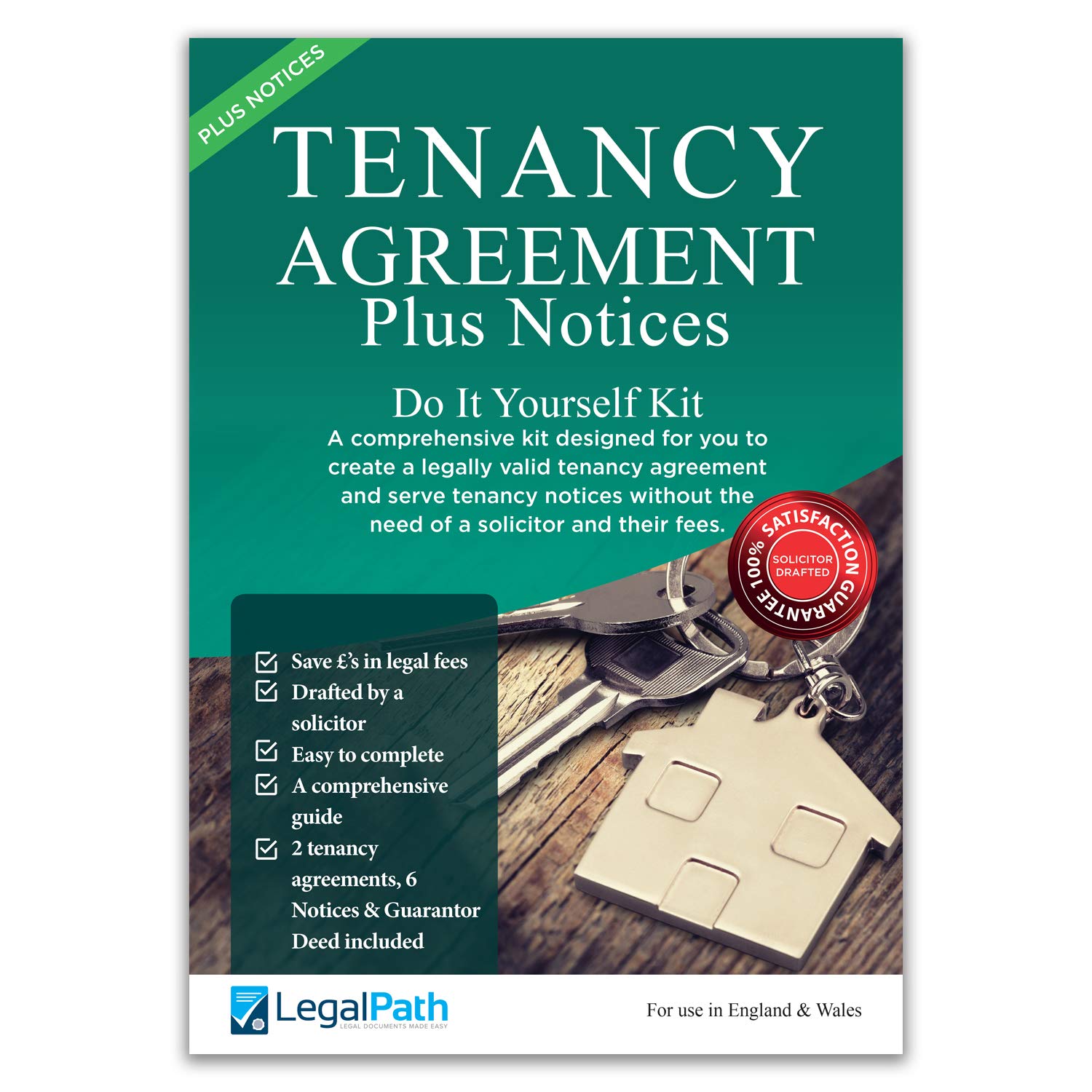 Tenancy Agreement Plus 6 Tenancy Notices (Section 21, 8 & 13) for Furnished & Unfurnished. Really Simple to Complete. Comprehensive Guide & Two Copies of Agreement Inc. | by LegalPath® 2026 Edition