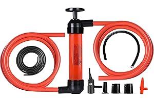 LOZAGU Multi-Use Siphon Pump Fluid Transfer Pump, Siphon Fuel Transfer Pump Kit for Gas Oil and Liquids
