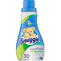 Snuggle Plus Super Fresh Liquid Fabric Softener with Odor Eliminating Technology, 31.7 Fluid Ounces (Packaging May Vary)