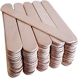 Amazing Arts and Crafts 50 Jumbo Wooden Lollipop Sticks 150mm 19mm Pack view 5