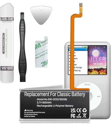 Amazon.com: Li-Polymer Replacement battery for Apple iPOD Video