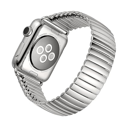 Amazon Qiduoduo スプリングバンド メタル伸縮バンド スチールバンド