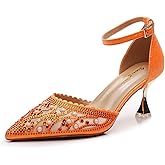VenusCelia Women's Shining Lady Slingback Pump Shoe