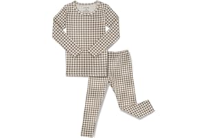 AVAUMA Baby Boys Girls Pajama Set 6M-7T Kids Cute Toddler Snug fit Pattern Design Pjs Cotton Sleepwear