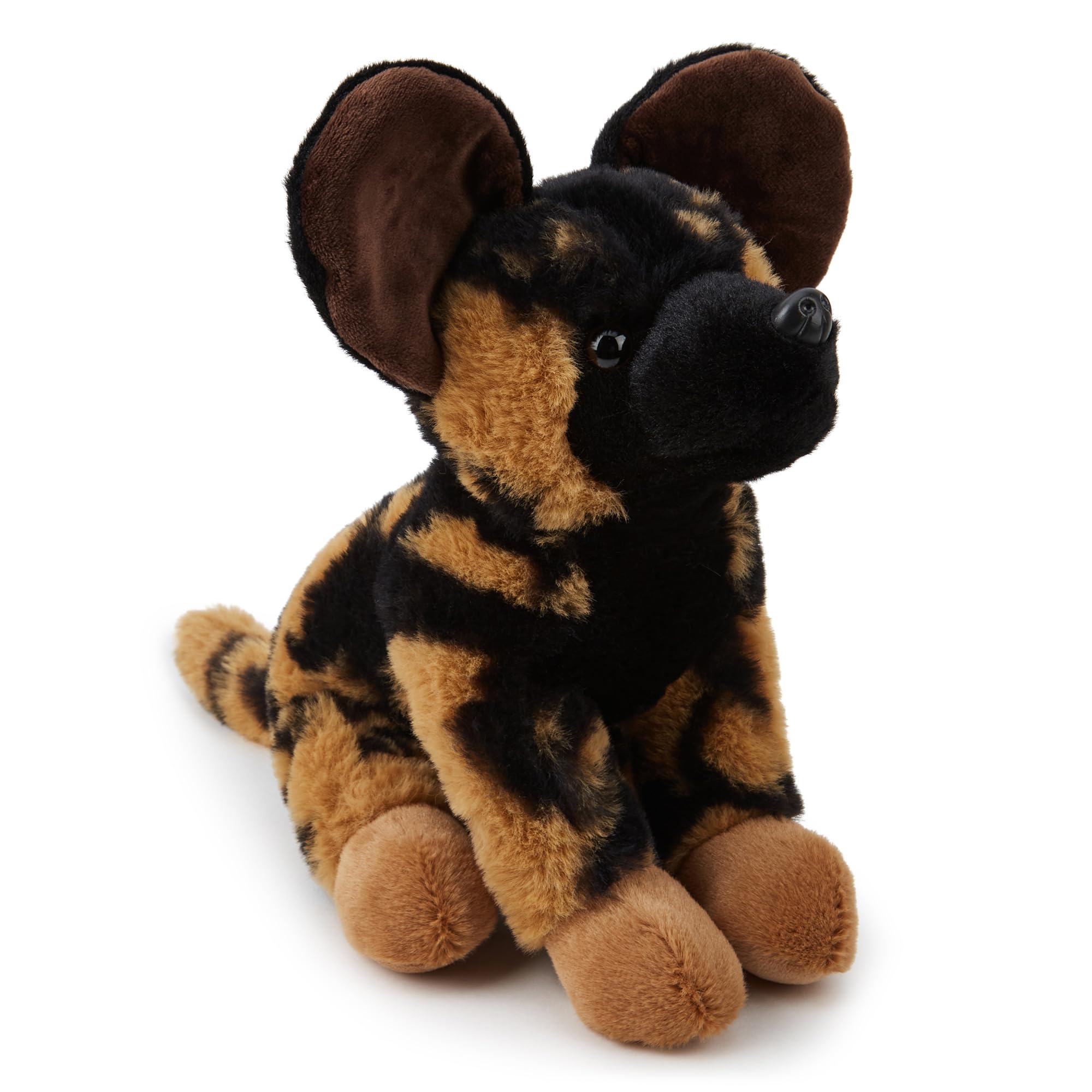 Zappi Co African Painted Dog Plush Toy (35cm) - Colorful, Soft Wildlife, Eco-Friendly, Ideal for Kids' Adventure Games, Recycled — image 1