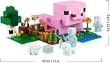 LEGO Minecraft The Baby Pig House Toy 21268 Building Set 7+ Gift view 8