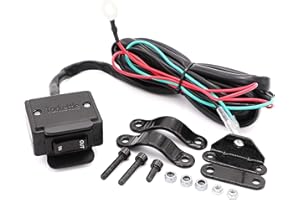 TORKETTLE 12V ATV Winch Rocker Switch with Handlebar Control line kit for ATV/UTV