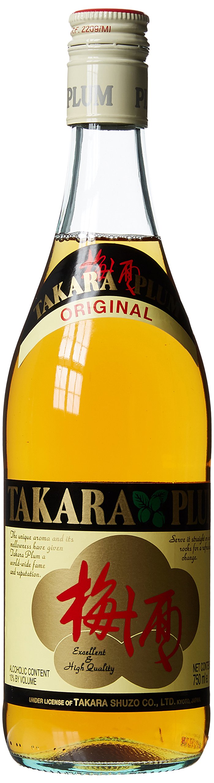 Takara Plum Wine 750 ml | 10% ABV | Rich & Sweet Japanese Umeshu | Fruity & Aromatic | Perfect as Aperitif or Dessert Wine
