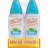 Cutter Skinsations Insect Repellent Pump Spray, 2/6-Ounce