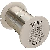 The Beadsmith Stainless Steel Wire – 304 Grade, Tarnish Resistant, Round Shape, 28-Gauge, 40-Yard Spool – for Jewelry Making, Sculptures, Models, Gardening, Electrical & Industrial Crafts & Hobbies