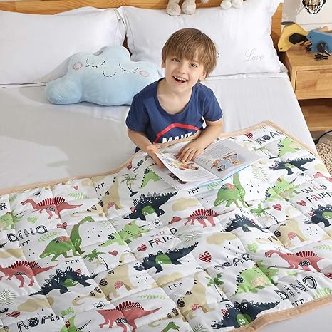 Amazon.com: Haowaner Cooling Cotton Kids Weighted Blanket 10lbs 41 x 60