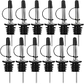 12/24/48/100 Pack Liquor Pour Spout, with Rubber Dust Cap | for Liquor Bottle, Oil Bottles