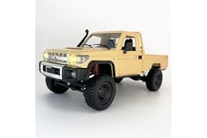 WPLDEWAN RC Rock Crawler 4x4 RC Truck Toyota LC79 1/12 Remote Control Truck, MN82 RC Crawler Off Road Pickup 2.4G All Terrain 280 Motor Proportional Throttle Steering RTR Hobby Toy Adult