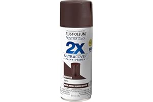 Rust-Oleum 334066 Painter's Touch 2X Ultra Cover Spray Paint, 12 oz, Satin Espresso