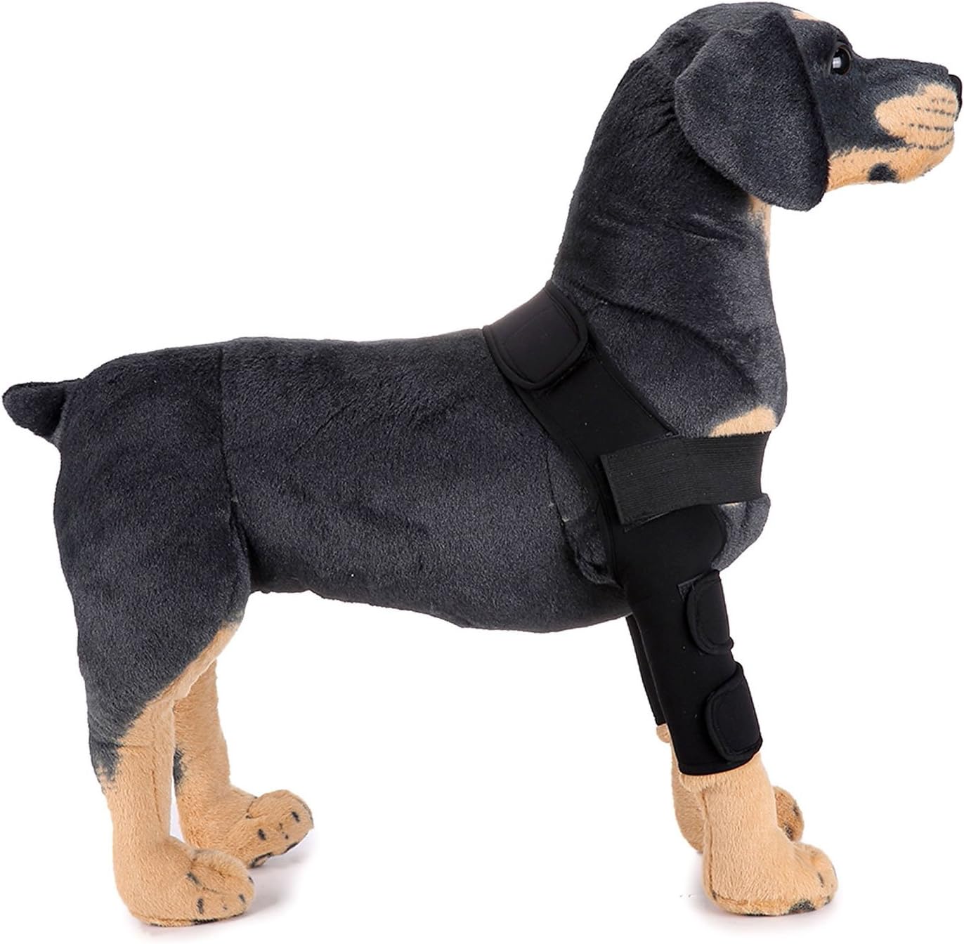 Amazon Ranphy 犬用サポーター 関節プロテクター 前脚用 骨折治療 保健 老犬介護 傷を保護 ペット用ケア用品 調節可能 ペア 3色 ブラック S Ranphy かゆみケア 通販