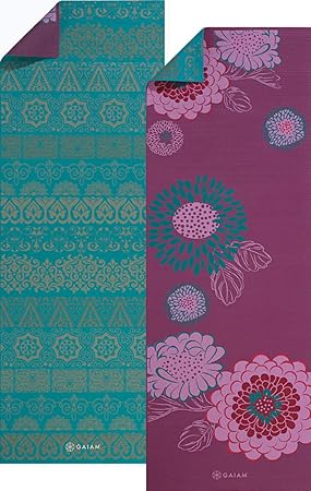 gaiam Alfombrilla Yoga 6 mm Kiku 2 Caras Antideslizante ...