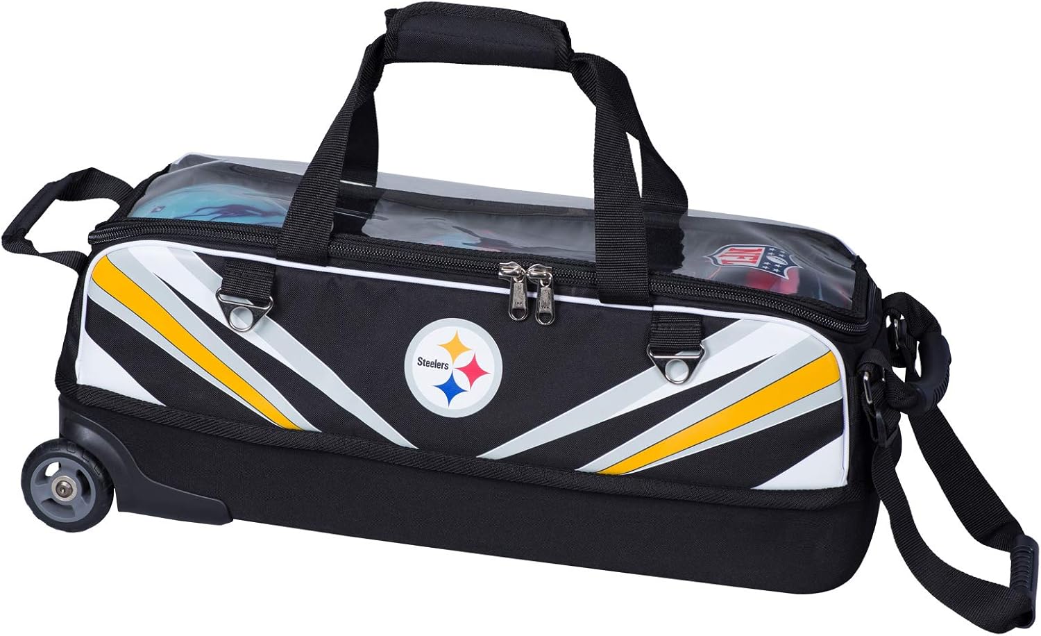 Pittsburgh Steelers Slim Triple Tote Bowling Bag Sports
