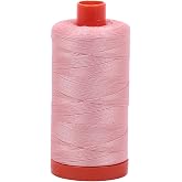 Aurifil A1050-2437 Solid 50wt 1422yds Light Peony Mako Cotton Thread