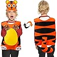 iROLEWIN Octopus Costume for Kids Fish Mask Under The Sea Animal Squid Costume Party Favors Toddler Dress-up Jellyfish Toys