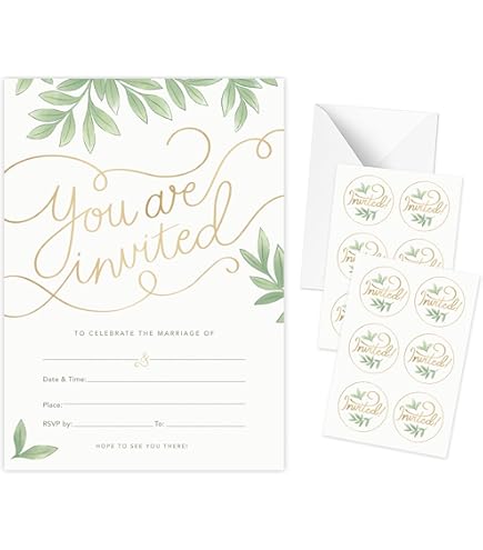 Event Response Postcards 50 Eucalyptus RSVP Postcards For Weddings - Greenery Response Cards For Events & Parties Event Reply Cards